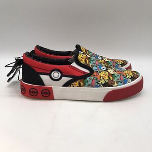 Ground Up Pokémon Slip-On Sneaker Youth 3 Red Pikachu Eevee Charmander 2023 Shoe